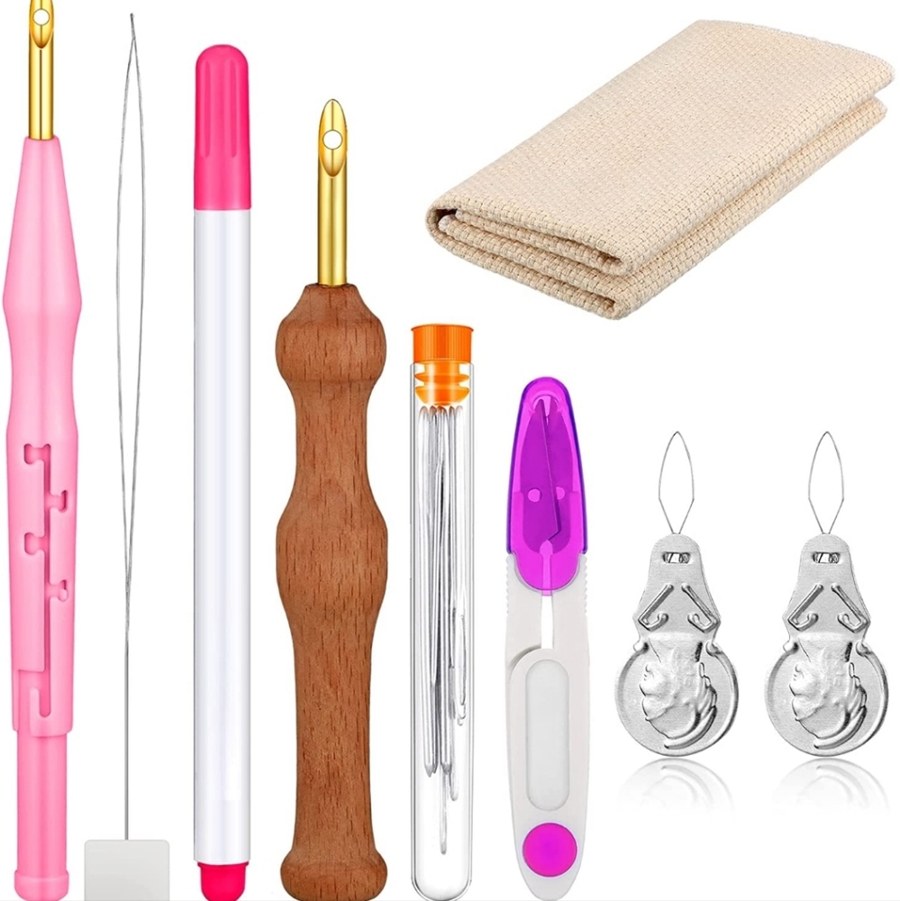 Punch Needle Embroidery Kit [17pcs]